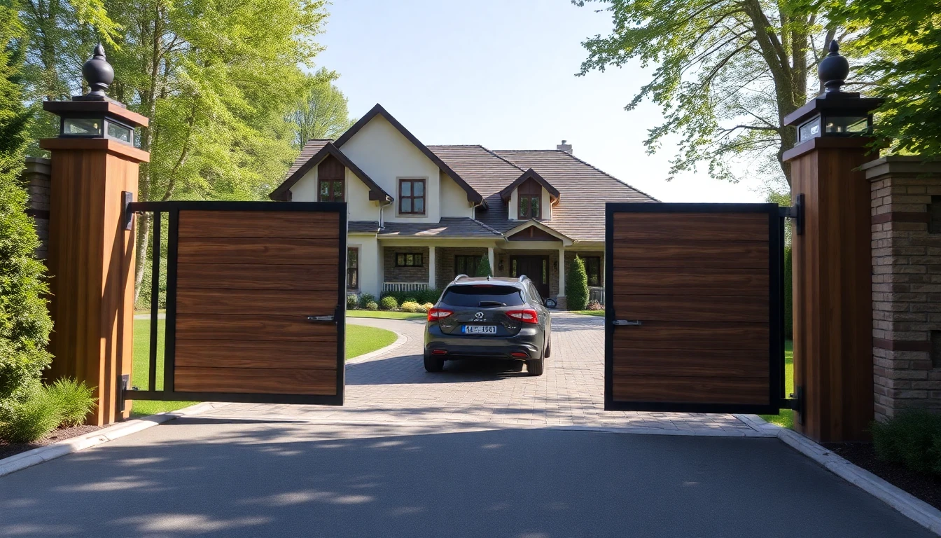 Secure and convenient automatic gate system.